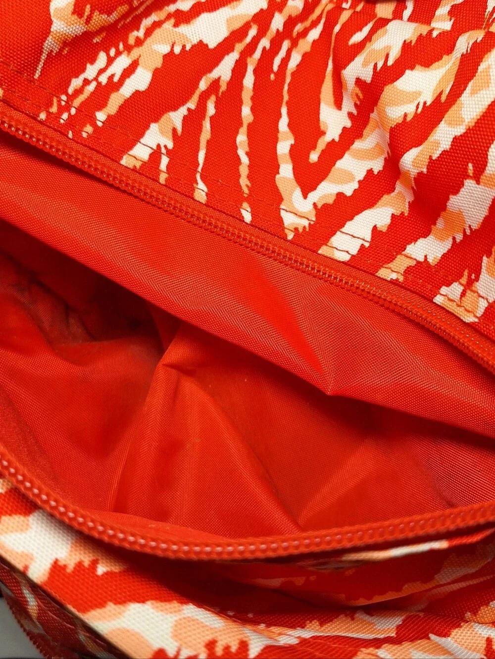 Jansport Backpack, Zebra Stripes, Red & White